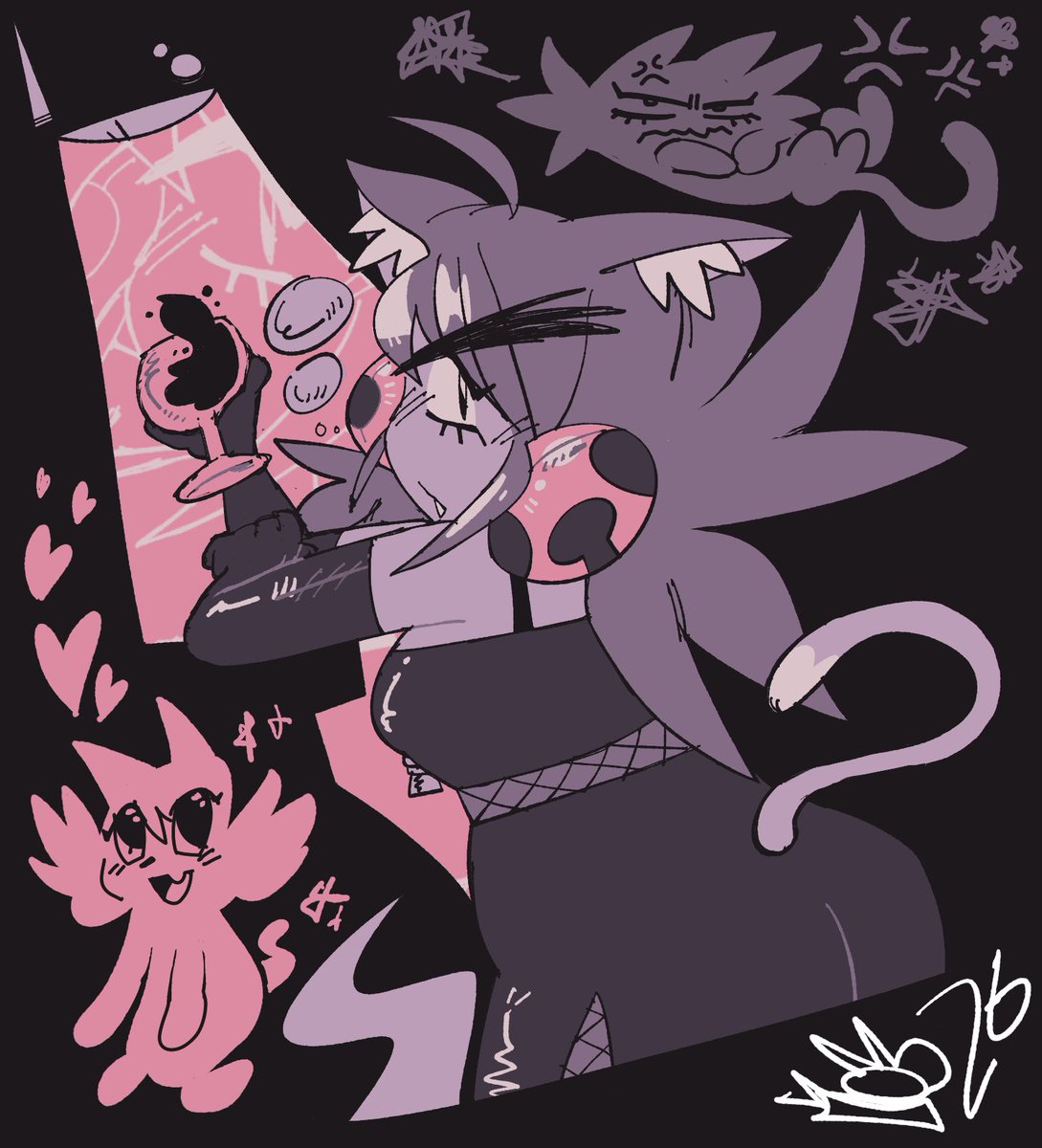 Yourlocalspoone's tweet photo. What's wrong with mew?
.
.
.
#deltarune #madmewmew https://t.co/zdjuHGLUfx