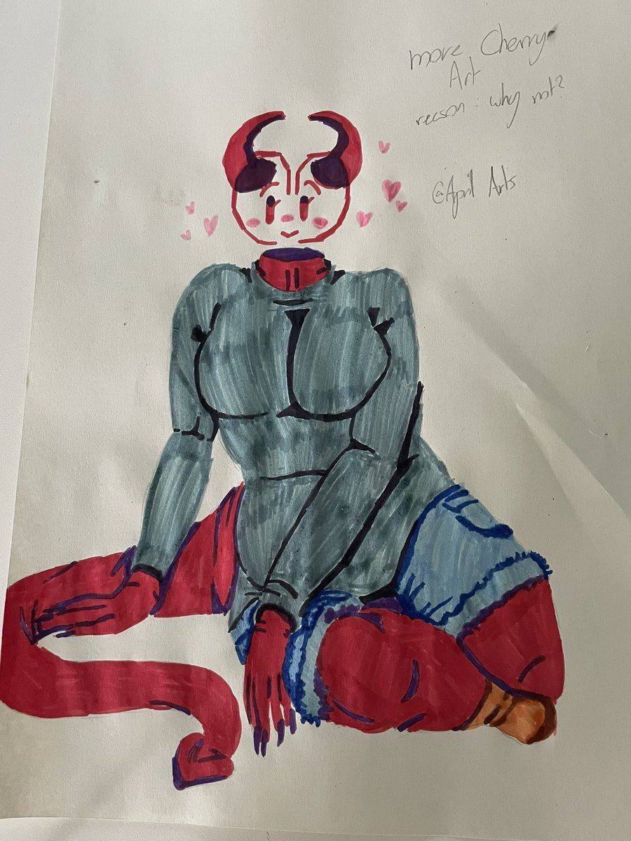 Alrrie_Arts's tweet photo. MORE Cherry art, and some traditional art
1&amp;2 ) made these in collage for practice 
3 ) Halloween art my friend inspired { Cherry but Angel wtf }
4 ) QnA thing from SU

#cherry #cherryart #oc #demon #AlrrieArtsOcs #cutiepatootie #digitalArt #myart #smallartists  #traditionalArt https://t.co/W2ZW2TgsR8