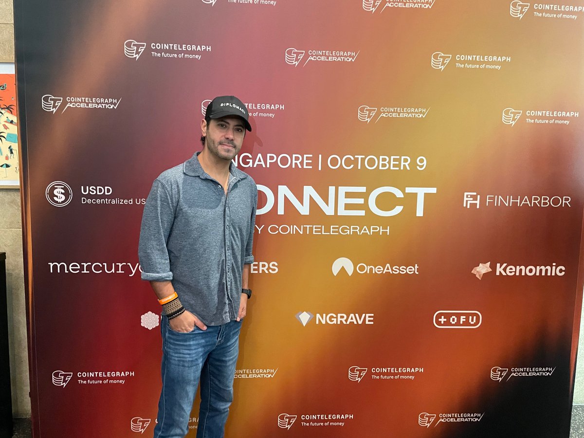 EpicOnChain's tweet photo. Two days. Packed schedule. Non-stop.

More moments from @AdrianBaschuk on the ground at TOKEN2049 last week. https://t.co/WRsAY08YiW