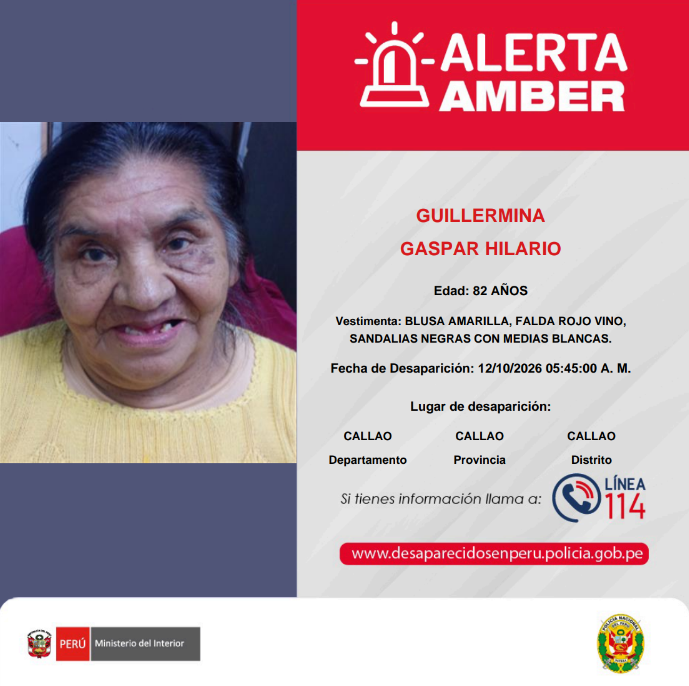 SBSPERU's tweet photo. 🚨 La #SBSPerú se suma a la difusión de la #AlertaAmber para contribuir a la búsqueda de personas desaparecidas. Si tienes información que pueda contribuir a su ubicación, comunícate con la Línea 114 de la @Policia_Peruana. https://t.co/PSeCM1ofQ3