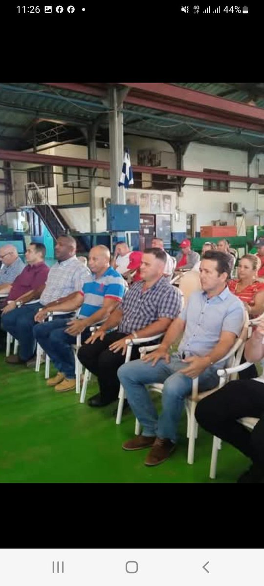 EfrenPeleg59903's tweet photo. Presidido por Walter Simón Noris  Primer Secretario del del Comité Provincial del PCC en #Camagüey y Jorge Enrique Sutil Sarabia  Gobernador se realizó en la UEB Talleres Especializados el acto Provincial por el día del trabajador azucarero.
#PorCamagüeyTodo https://t.co/KiIyPuGC0b