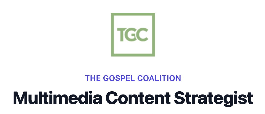 collinhansen's tweet photo. Been looking over good applications for this role. Position is still open: https://t.co/2XW09TRLaE https://t.co/NSLfLdIvvp