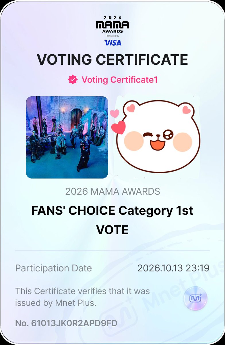 _chibinoona16's tweet photo. Fighting for todaaaaay!

Leeet's gooo CARATS!!! We got this!

1 REPOST = 1 VOTE
1 REPLY = 1 VOTE

#2026MAMAVOTE #SEVENTEEN https://t.co/2gRlpxzlZC