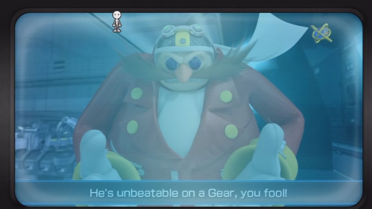 semifreqsonic's tweet photo. Sonic Free Riders marks the return of Metal Sonic as the primary antagonist of the game. He copies the data of all contestants in Eggman's Grand Prix in order to be the best.

He ultimately gets outshredded by Sonic in a solo race and he runs away out of embarrassment. https://t.co/WUJT7Ys0K4