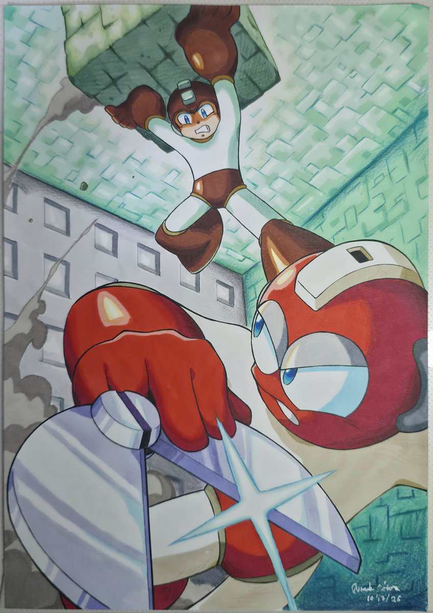ArmandoSionosa's tweet photo. Mega Man: Mega Man vs. Cut Man https://t.co/XKQU6XKYku