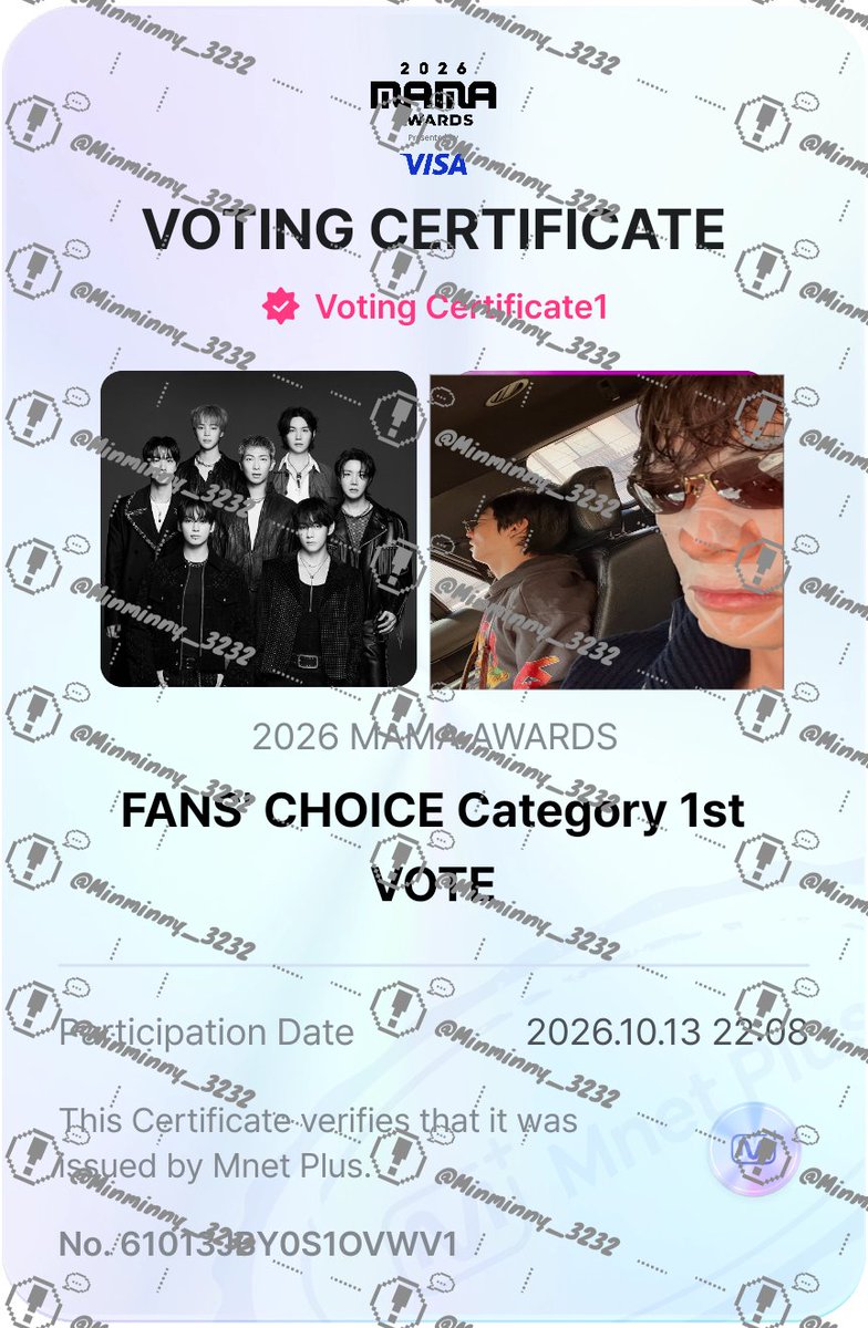 Minminny_3232's tweet photo. ☆ตัดรอบแล้วน๊าาา รีบเข้ามาโหวตเร็วค่ะอาร์มี่☆

#BTS FANS' CHOICE MALE

🗓️ 1 แอค/โหวต/อุปกรณ์
⏰ ตัดรอบทุก 22.00 น.
📍Mnet plus

🔗 https://t.co/H3azLo64Fw…

#สาดไปอารีรังแดซังมาแล้ว
#อาร์มี่ชวนโหวต https://t.co/VyAy8AwZm9