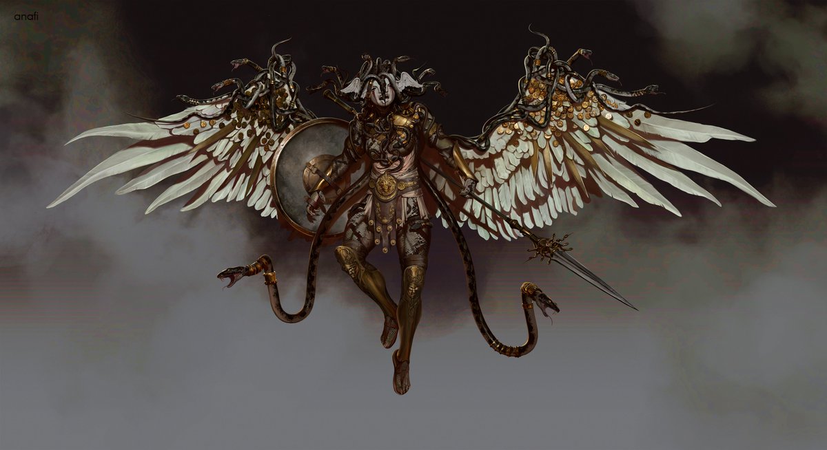 anafigreen's tweet photo. Hello #PortfoilioDay!

My name is Ana and I am a concept artist specializing in character design and fantasy stuff 🧙‍♂️

Currently open for both full time and freelance opportunities! https://t.co/FN7bry7Tqx