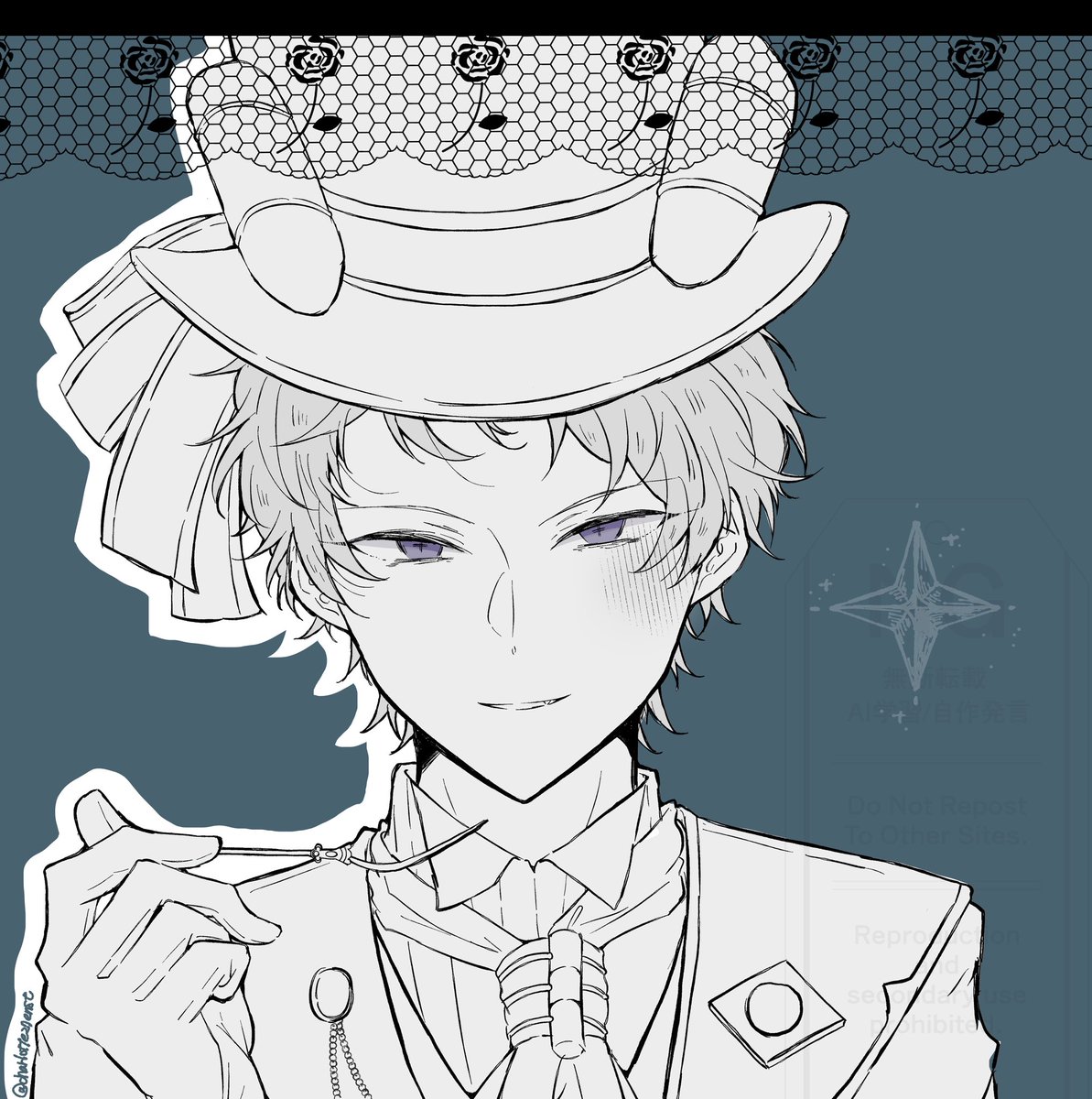 charlotte27enst's tweet photo. レイアウトの関係上帽子と服が見えなくなっちゃったのもったいないので悪魔公爵様ここに載せちゃう https://t.co/TvnwcFnOqy