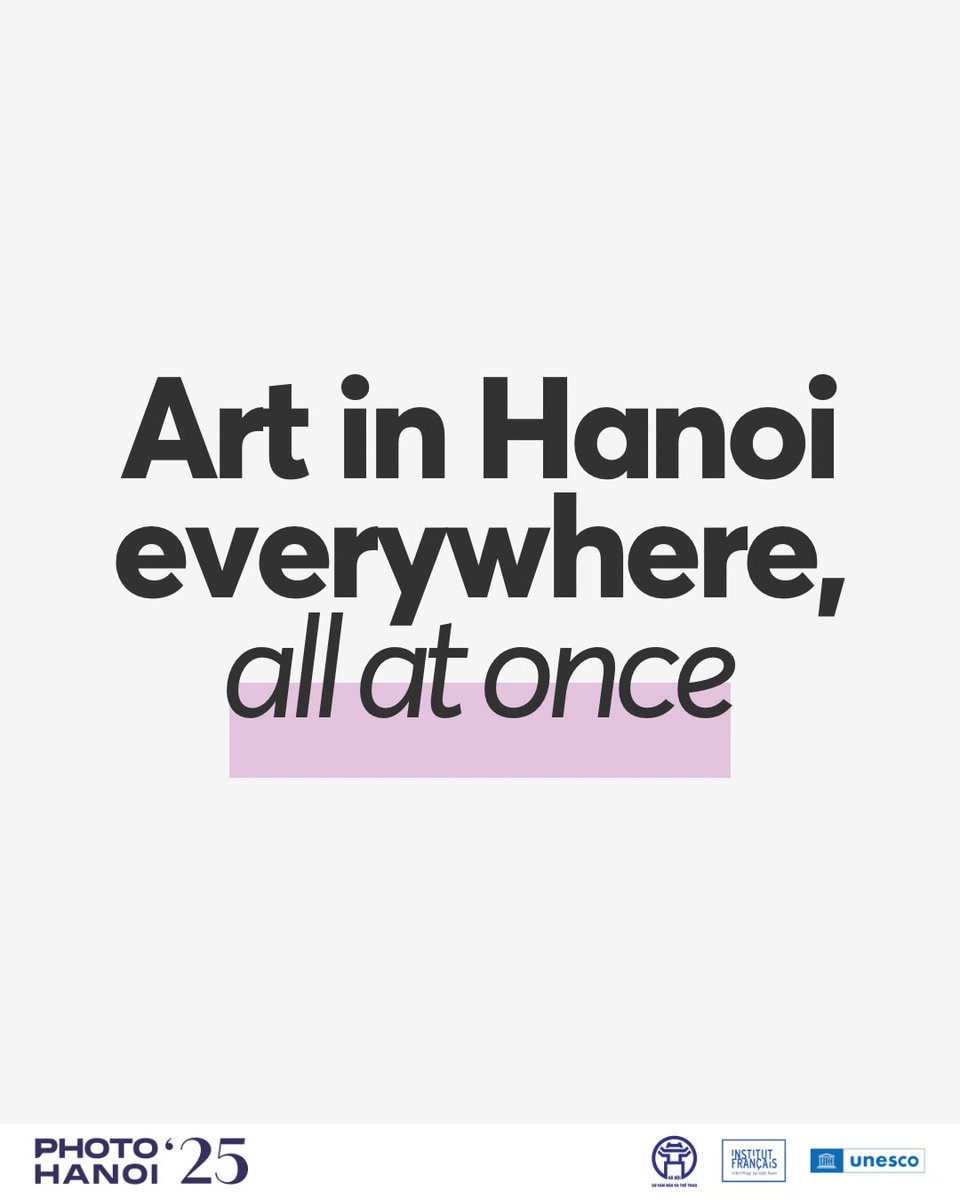 EmilayNatane's tweet photo. Art in Hanoi, everywhere, all at once. Chỉ còn 2 ngày của Photo Hanoi Biennale. Cuối năm là lúc đẹp nhất để dạo qua những không gian ảnh nhỏ, thân mật và đầy câu chuyện. https://t.co/Njx3M7xcvg