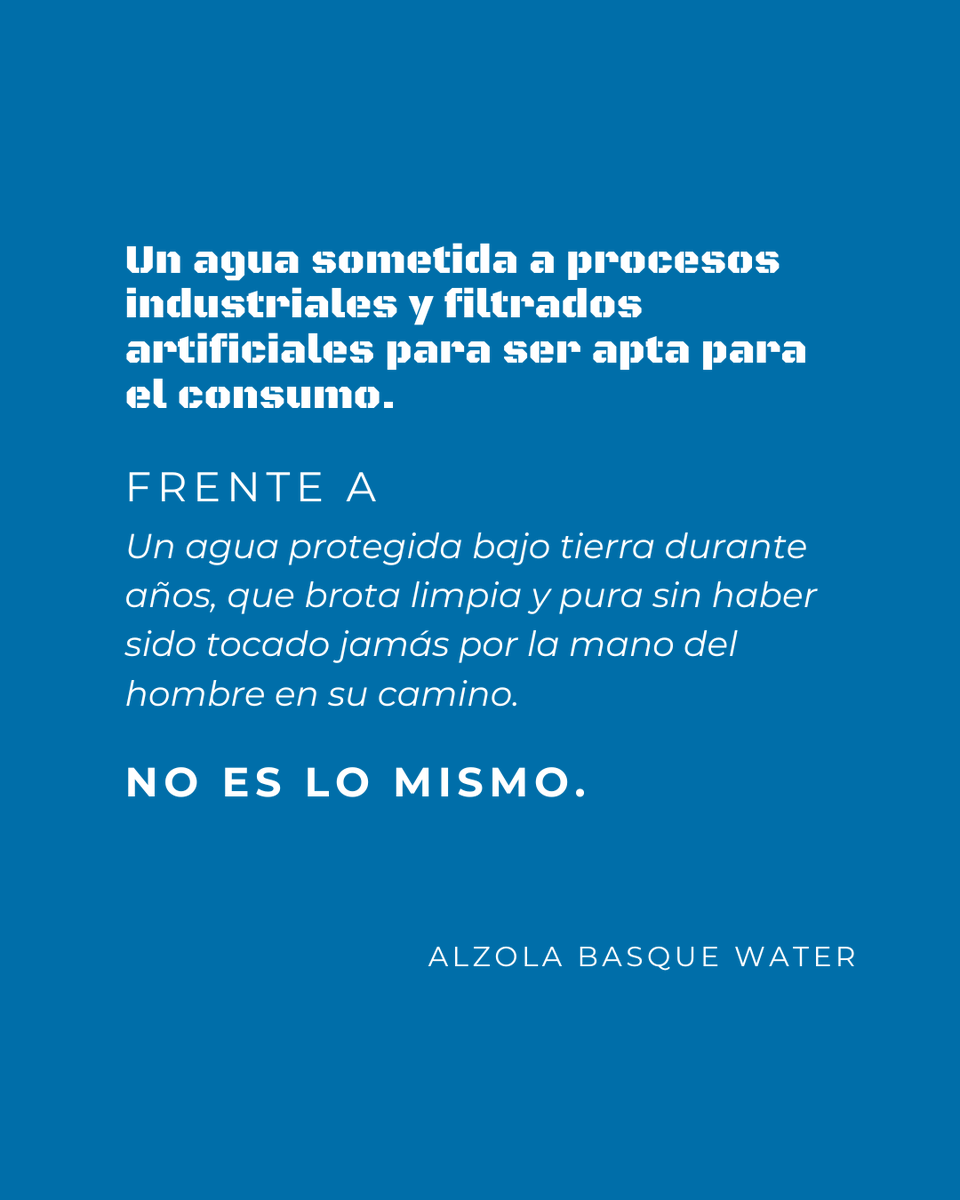 BasqueWater's tweet photo. 💧 Compramos por inercia creyendo que todas las aguas son iguales, pero la letra pequeña importa.
🔍 No es lo mismo un agua tratada que un Agua Mineral Natural que brota pura.
¿Sabes lo qué bebes? 👇
https://t.co/Mzqu85Aq30
#BasqueWater #ConsumoConsciente #LetraPequeña https://t.co/eBVbu5v3J6