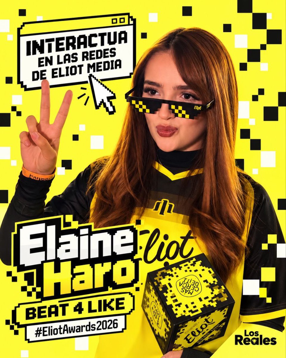 LosRealesAE's tweet photo. 💛🔥 ¡HAGAMOS RUIDO POR ELAINE! ✨
Interactuemos con las publicaciones oficiales de @EliotMedia: comentemos, demos like y compartamos. ¡Vamos con todo por el BEAT 4 LIKE! 💛🏆

#ElaineHaro #Beat4Like #EliotAwards2026

@ElaineHaroMusic https://t.co/6CN6BLF4cS