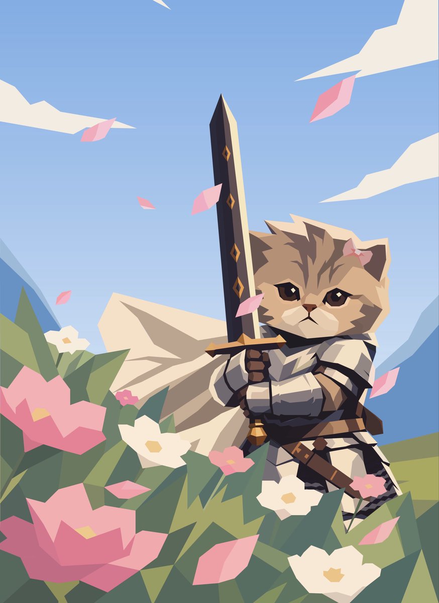 DarkUnite0's tweet photo. A little defender from tt trends😁(6 hours of work btw👀)

#vector #art #illustration #kitty https://t.co/Cc3uTYMxkm