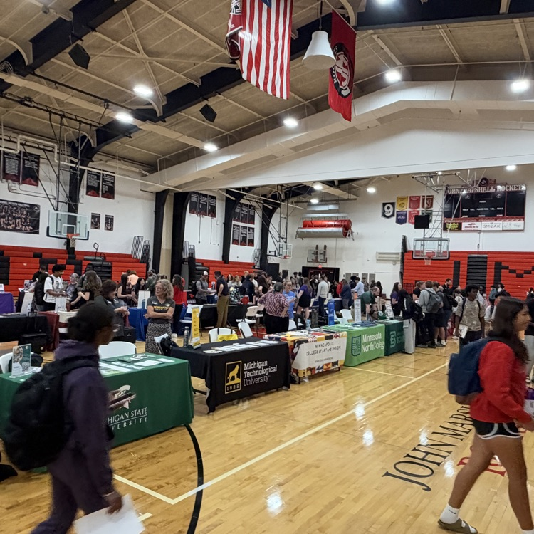JMHSRockets's tweet photo. Students envisaged their understanding of the college process &amp; met with many colleges at the College Fair. https://t.co/AAeLueI2rP