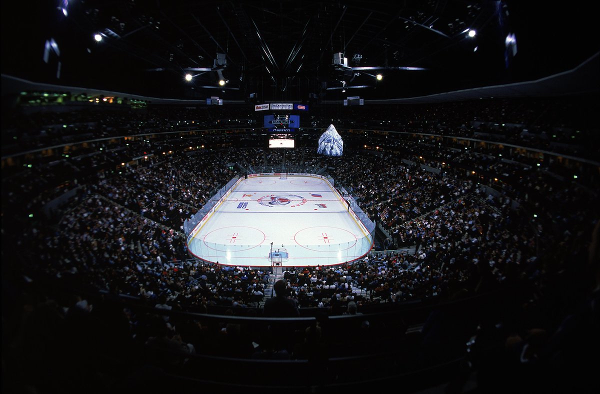 bmcnich's tweet photo. This Day In @Avalanche History:

Oct. 13, 1999 — The Avalanche opened their new home, the Pepsi Center, with a 2-1 victory over the Boston Bruins. Milan Hejduk scored the first goal in the building's history and Adam Foote notched the game winner in the third period https://t.co/YB5gcABORX