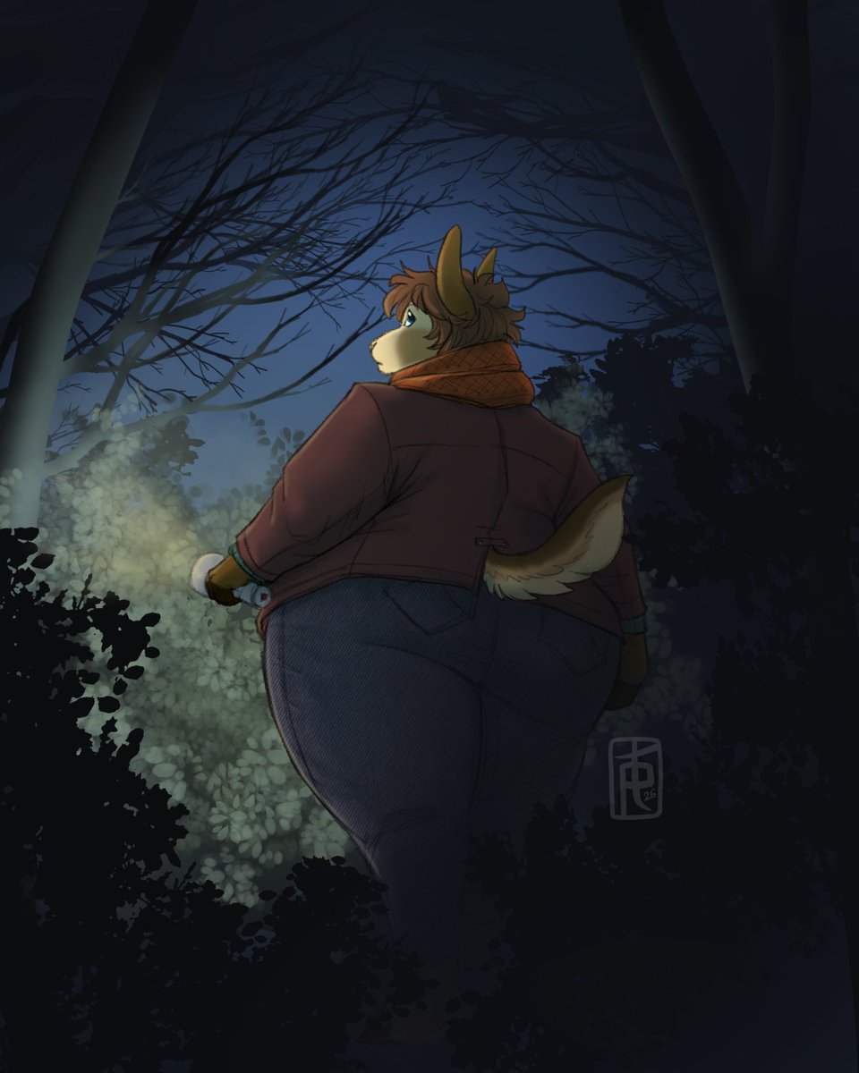 PalehornTea's tweet photo. Probably not the best idea to be out in the spooky forest alone at night~

Stream snatch for VermillionVale! https://t.co/Okt4K2DzNY