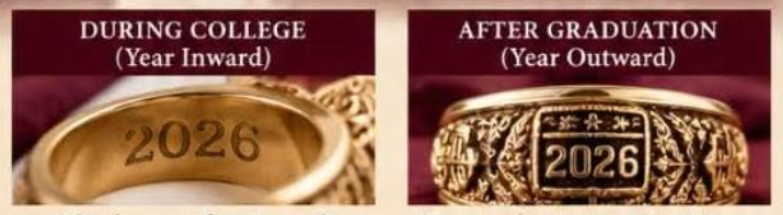 aggiejournalist's tweet photo. Not how Aggie Rings work. Brought to you by AI 🤣 https://t.co/wrg2ABy2mR