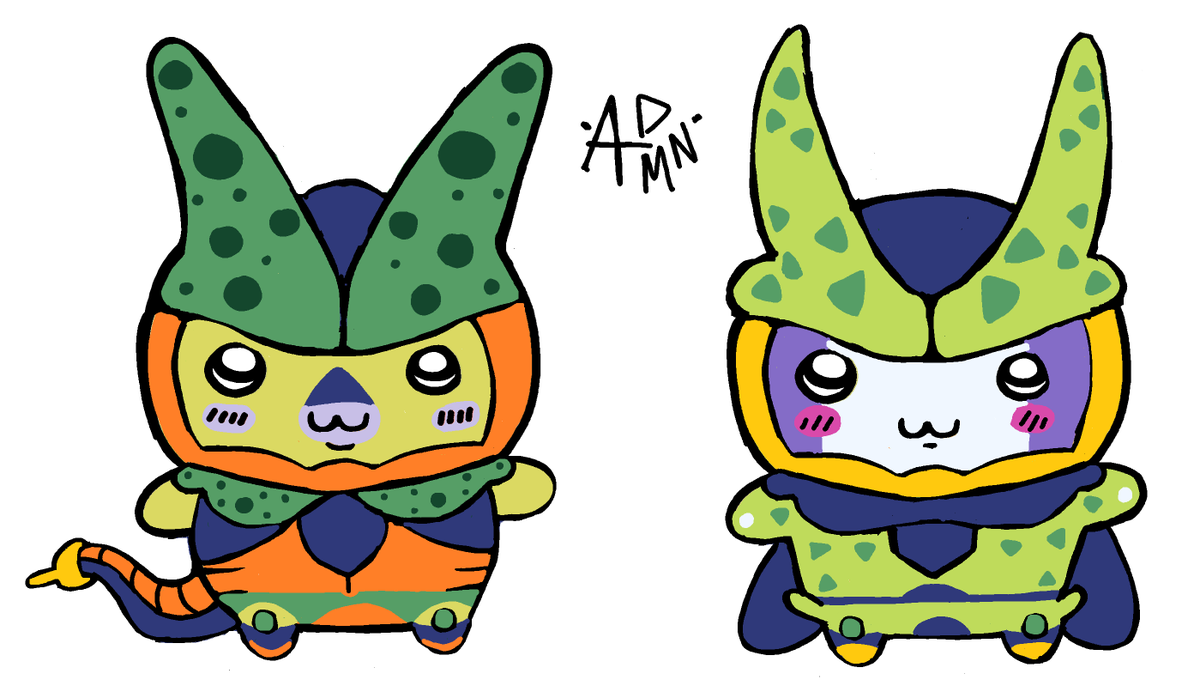 Tosaka_mametchi's tweet photo. The Cellkawas 

#dragonball #dbs #db #chiikawa https://t.co/5xRYCHfXS8