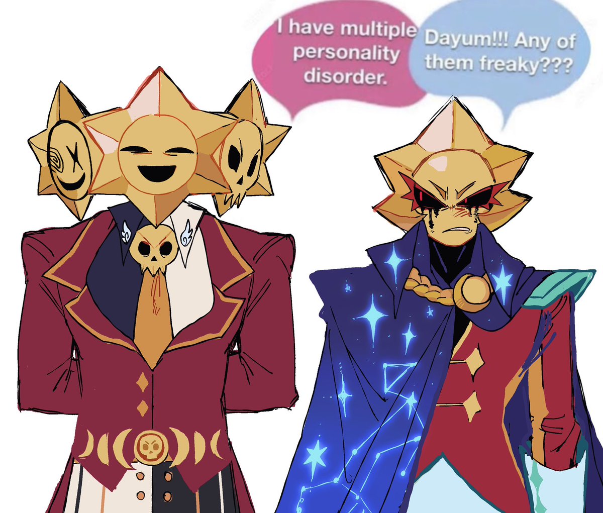heartzante's tweet photo. #starrius cerberus starr man..? https://t.co/9VpiKapzjo