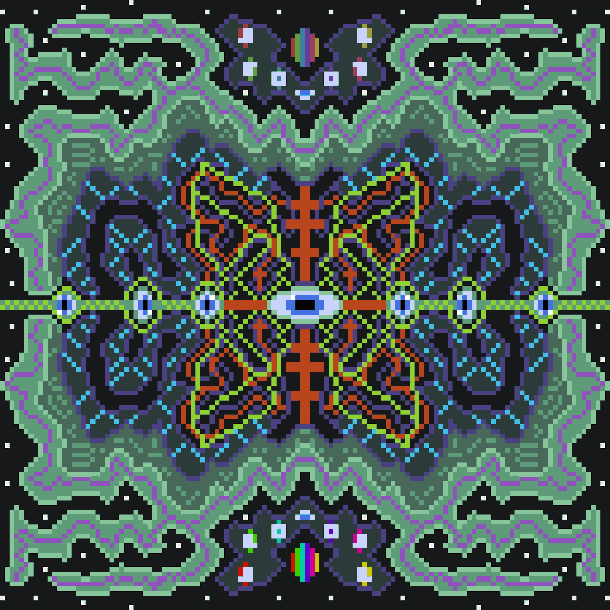 frogchan9o1's tweet photo. I'm Chan, a fairly new pixel artist! Enjoy my exquisite catalogue of interdimensional sightseeing and consider following to track my works &amp; progress. 🌀

#PortfolioDay #pixelart #aseprite #ArtistsOnTwitter https://t.co/tdL1y3sCJf
