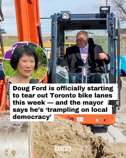 monsturmun's tweet photo. Brad Ford voted to block a women's shelter, then kept complaining about encampments.  Do you think Brad should be allowed to clear encampments with Doug Ford riding a bulldozer?  These Conservatives have no limits; they would sell their mother for a developer kickback! https://t.co/9ru3f4Z4of