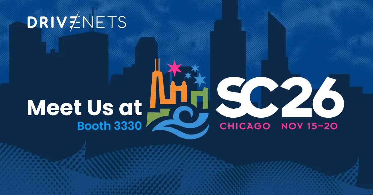 drivenets's tweet photo. Going to SC26 in Chicago?

Our team will be at DriveNets booth 3330 and will be happy to share more about our AI Ethernet fabric supporting InfiniBand-level performance, and about our work with AMD.

👉 https://t.co/p7h5smXdlf https://t.co/g19t9vslf3