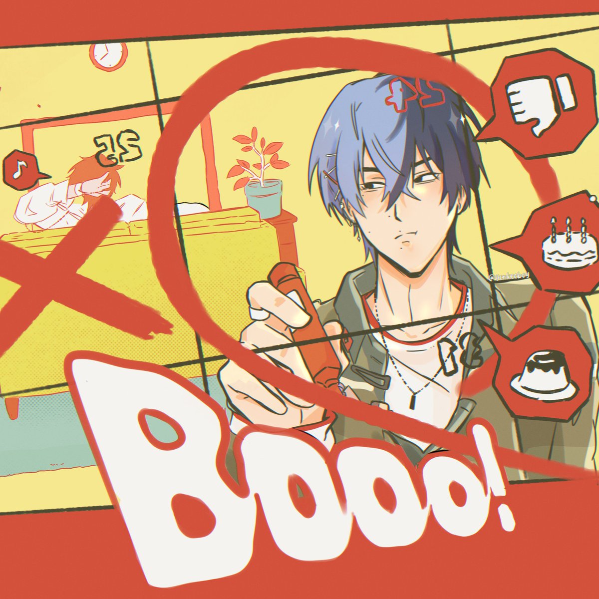 ycnkeeboy's tweet photo. Booo! #prsk_FA https://t.co/g8WGoxwxHP