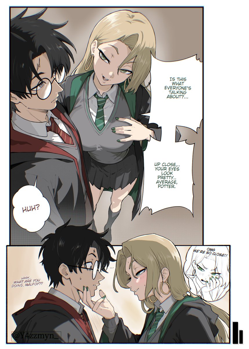 Y4zzmyn_'s tweet photo. 1/2 💚 
Second page is WIP
#Malfoid #HarryPotter https://t.co/WCK5FZ1bAX