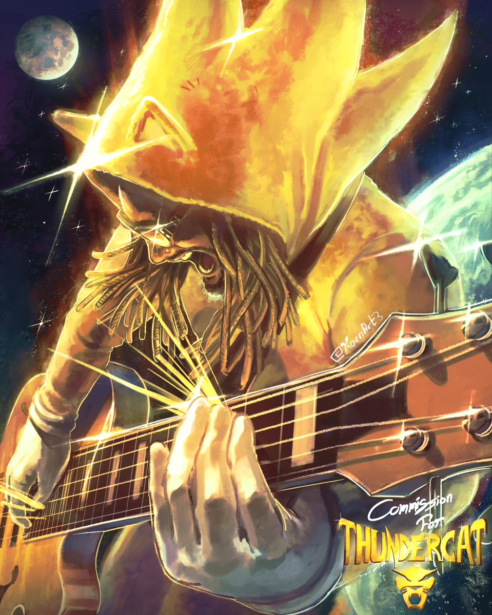 KornArt3's tweet photo. Had the hugest honour of doing these pieces for the goat 🙏🙏 THUNDERCAT https://t.co/MhwzV4eOQs