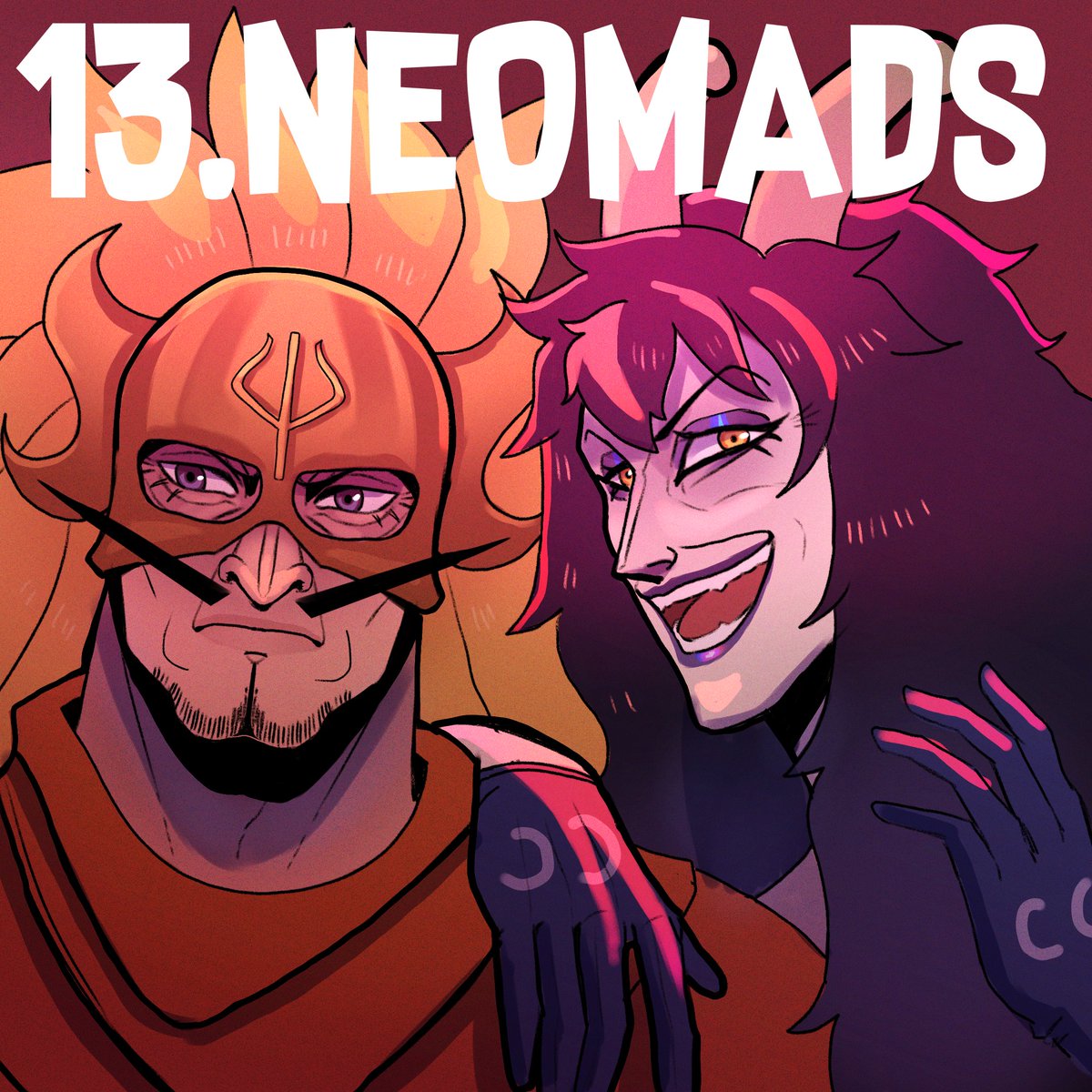 AnathemaXeliah's tweet photo. DAY 13 - NEOMADS

#Caesartober2026 #Caesartober #CaesarClown #Onepiece #Onepieceart https://t.co/Q3T6hLra1X