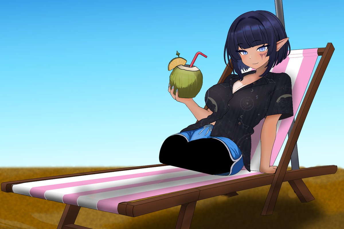 danque123's tweet photo. Couldn’t decide whether to make it meme-worthy with FEET or NO FEET. In the end, toes won. 

I tried many times to get the details on the shirt right, but its very thin and detailed, so I used the shirt as texture instead ;). Enjoy the Coconut Rem.

 #REMShirt #REMaissance https://t.co/6fIu0tzMFx