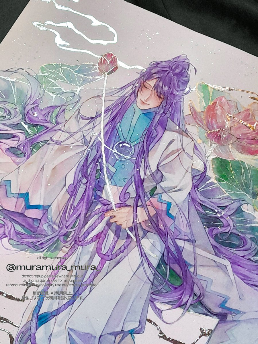 muramura_mura_'s tweet photo. 2ヶ月も前にお誕生日イラストを描き終わってたのに、忙しすぎてここに投稿するのをすっかり忘れてました、、、
2ヶ月遅れの「お誕生日おめでとう」って、もうおめでとうどころじゃない😭💔

#がくっぽいど誕生祭2026 #神威がくぽ誕生祭2026 #がくっぽいど #神威がくぽ #VOCALOID #Gakupo #Gackpoid https://t.co/zfx8L2H2fl