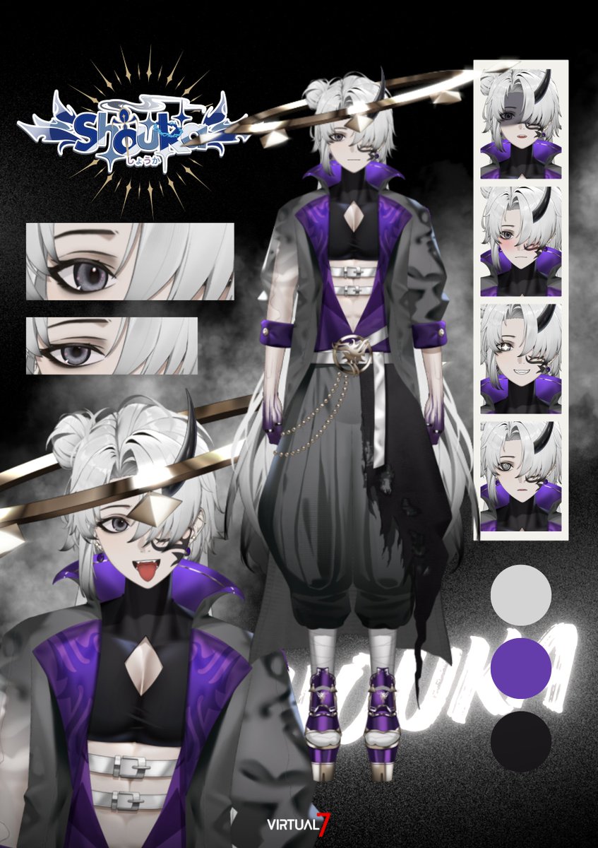 ShoukaDP_VZ's tweet photo. MODEL REVEAL BADA BING BADA BOOM or something like that. 

The soul keeper is here soulbounds

I ESCAPED THE SHADOW REALM FROM NOW ON YOU CAN SEE ALL MY GLORY IN COLOR ‼️

#VirtualZeven https://t.co/5TEyWxmENi
