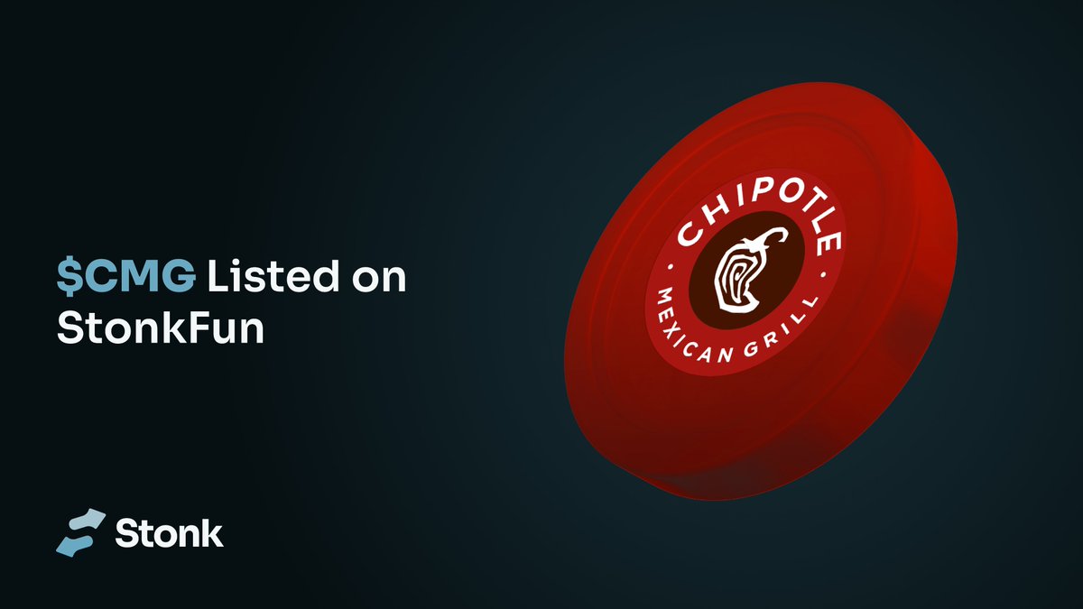 LaunchOnSF's tweet photo. Chipotle, with a side of memecoins.

You can now launch coins paired with $CMG  from @ChipotleTweets on StonkFun.

https://t.co/Lq5IOclKDH

Powered by @Sunrise and @Backpack. https://t.co/R4o0Tgqo6r