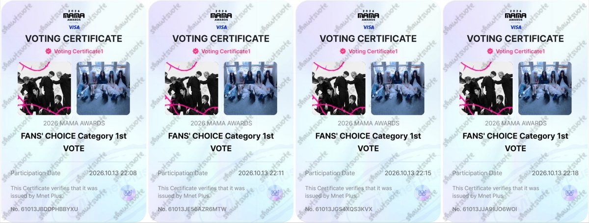 shawtsvote's tweet photo. RT DEAL IS ONGOING 📥
MNET PLUS - MAMA AWARDS FANS' CHOICE for #TXT

16 votes have been dropped today and will continue. The original certificates will be sent via gdrive on the deadline‼️

Thank you for participating #shawtsvote_free
Available for sale 💵 $1 = 25 votes https://t.co/rxjDnMP1iw