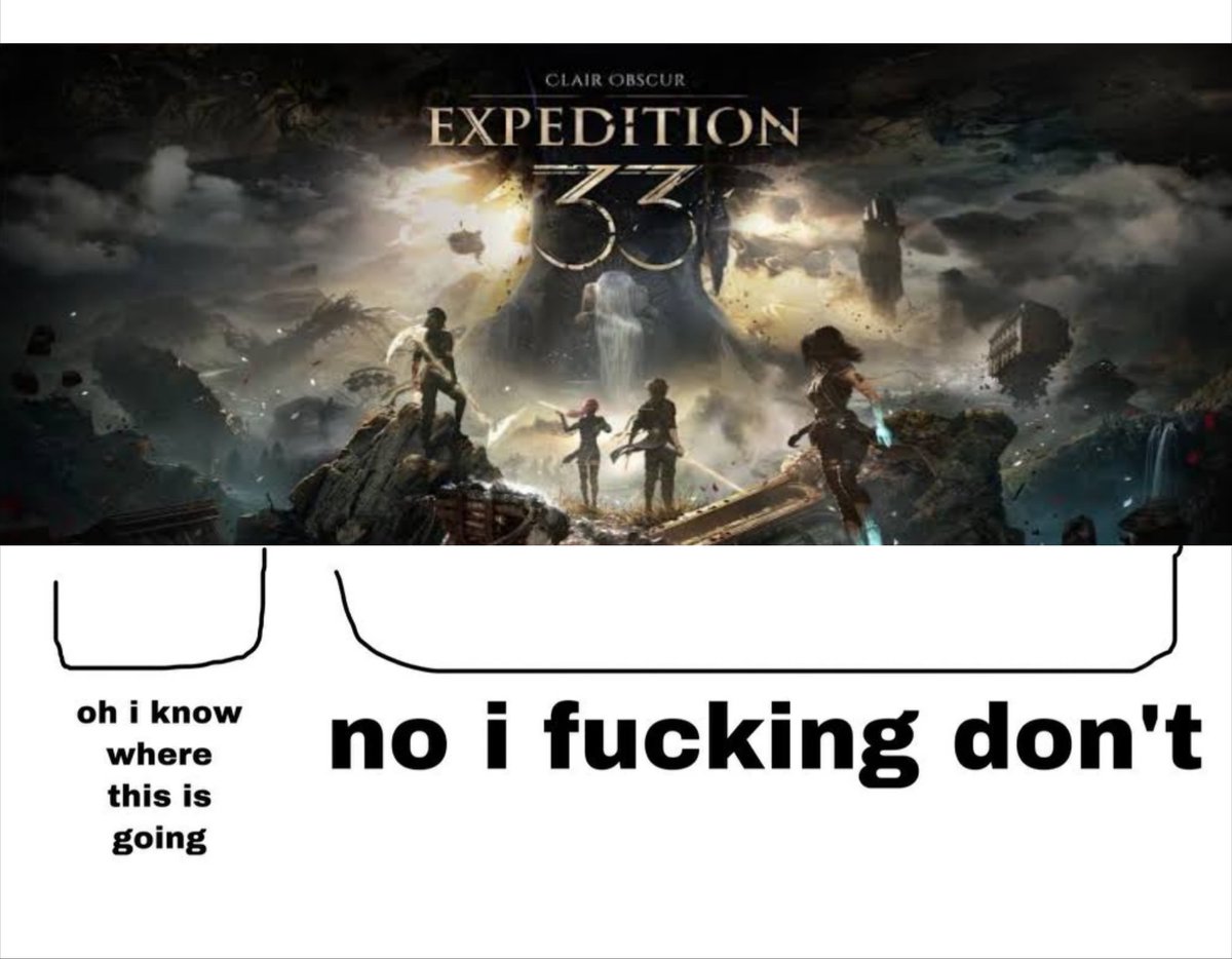 _Lunerim_'s tweet photo. Playing Expedition 33 for the first time be like... https://t.co/z5muq1LB4Z