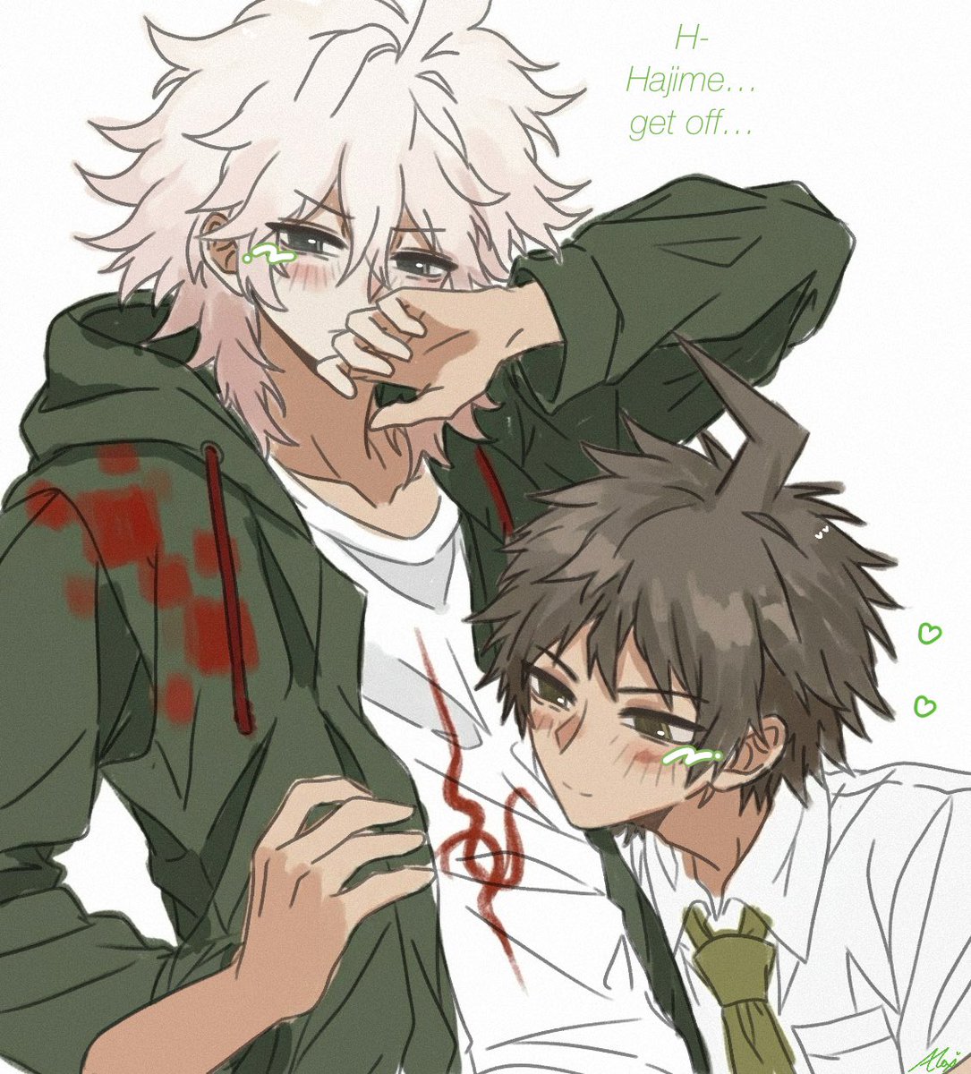 mikeymeww's tweet photo. hajime's right where he belongs

#komahina #sdr2 #danganronpa #狛日 https://t.co/QUzFPni6Mu