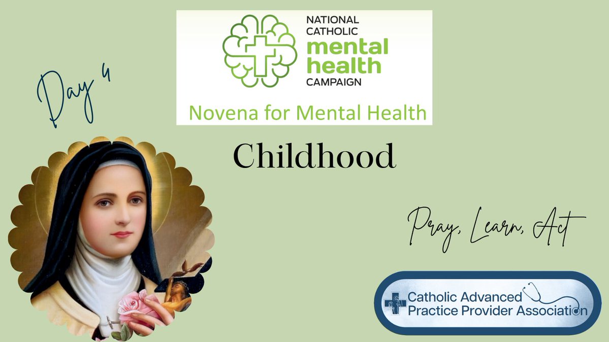 Catholic_appa's tweet photo. Today, we pray for children coping with mental health challenges. For more information, daily prayers, and the "pray, learn, act" reflection go to: https://t.co/NqxzPJbGiK
#mentalhealth #catholichealthcare #faithandmedicine #usccb https://t.co/TDcaAmPGrS