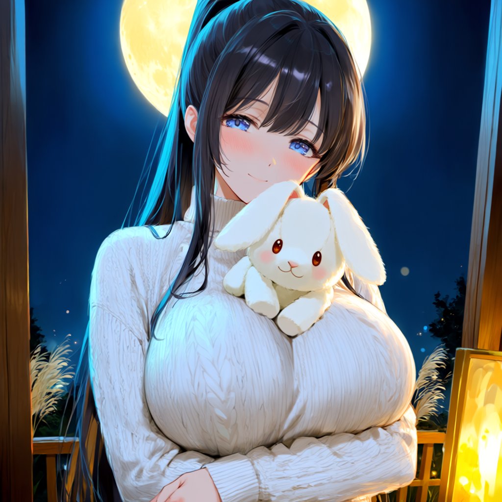 CoffeeEgg_ai's tweet photo. 827-828：お題　うさぎ | CoffeeEGG☕🥚 
「ふわふわですよ？」PIXIVにちょっとした差分置いてます！#AIart #AIイラスト #うさぎ https://t.co/FVyYF4n4nM