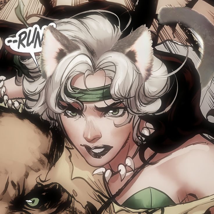 Absorbics's tweet photo. ⠀
⠀⠀⠀This   Halloween   season   ,   Rogue   decided   to   be   a   cat   ..   for   no   particular   reason   .   🫣   . https://t.co/RTSLUVLtTK