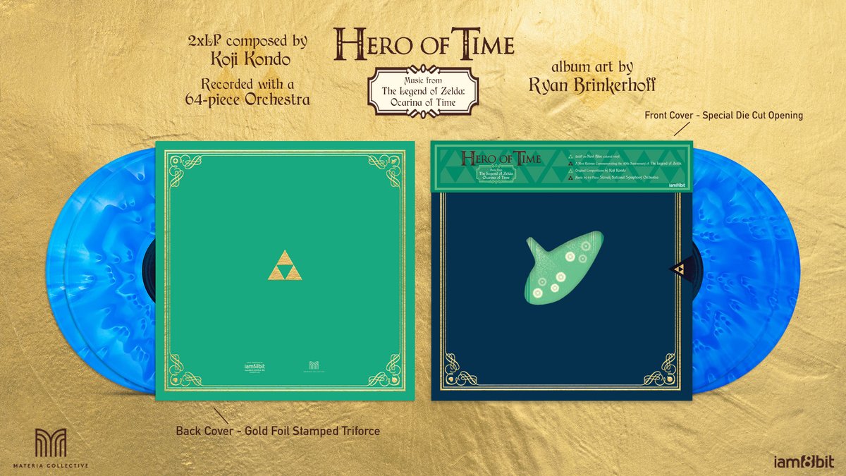 MaxEnt_FR's tweet photo. Le retour du héros ⚔️🛡️

Les musiques d'Ocarina of Time en version orchestrale sont de retour avec le repressage "40e anniversaire de Zelda" du vinyle Hero of Time ! 🤩 Cet nouveau pressage "bleu Navi" inclut un obi et sera disponible dans 10 jours ! 🧚‍♀️

Plus d'info ⬇️ https://t.co/unmdaCUYxf