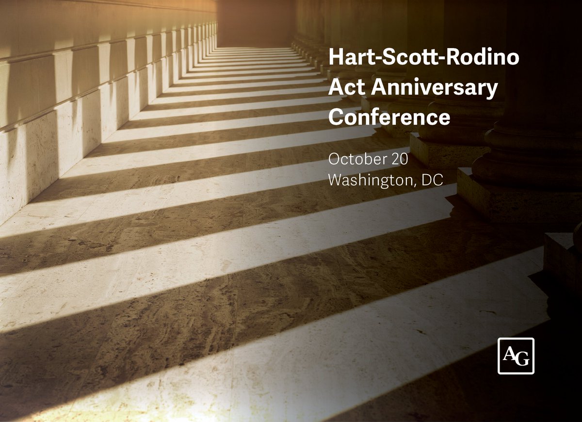 analysisgroup's tweet photo. Managing Principal Rebecca Fair, Vice President Olga Kozlova Guglielmi, Associate Laurianne Despeghel, and academic affiliates John Mayo and Edward Snyder will speak at a Georgetown University conference marking 50 years of the Hart-Scott-Rodino Act. https://t.co/abZD6YFe5y https://t.co/ryFWo8RKSn