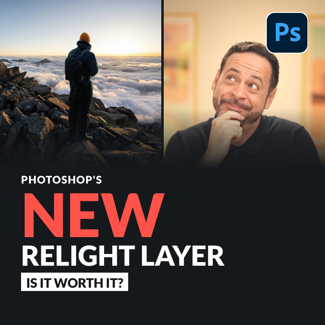 phlearn's tweet photo. Is the new #RelightTool in #PhotoshopBeta worth it?🤔👇

In this FREE tutorial, learn how to:⤵
✔ Add a Relight layer
✔ Match your light to the scene
✔ Pay the 30 credits only once
✔ Keep detail sharp with Lighten
✔ Pair it with Harmonize

https://t.co/kkK77vhoe6 https://t.co/nW87iglC0D