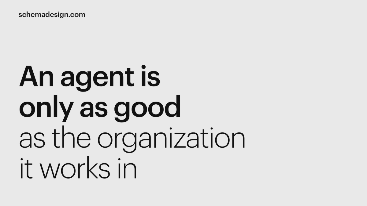 studiographai's tweet photo. An agent is a model running in a loop with tools. It plans, acts, and checks its own output until the task is done. It is only as good as the organization it works in. https://t.co/BeibKZ0oBN