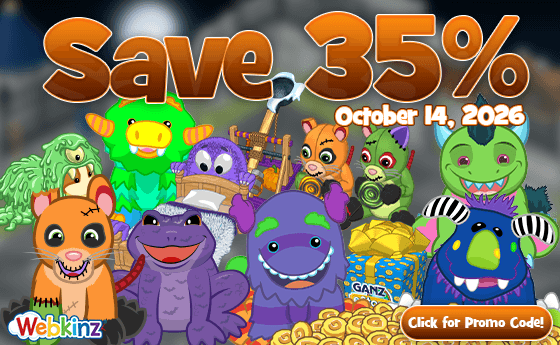 ganzestore's tweet photo. Get free #Halloween gifts AND save 35% on purchases of 60,000 eStore Points or more. Use promo code ESTOREFUN at checkout. https://t.co/soM20cnurC

Today only - October 14, 2026! 

#Webkinz #Classic #CustomerAppreciationDay @webkinz https://t.co/LdsTOoOsQY