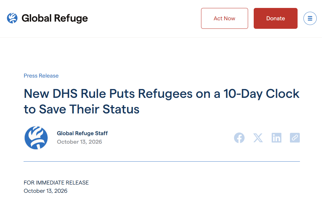 KrishVignarajah's tweet photo. These refugee families did everything asked of them. They submitted to interviews, background checks, and years of waiting abroad, only setting foot on U.S. soil once government officials approved their applications.

Our @GlobalRefuge statement:

https://t.co/vKnypbHn2L

1/ https://t.co/kD6nDpI9u5
