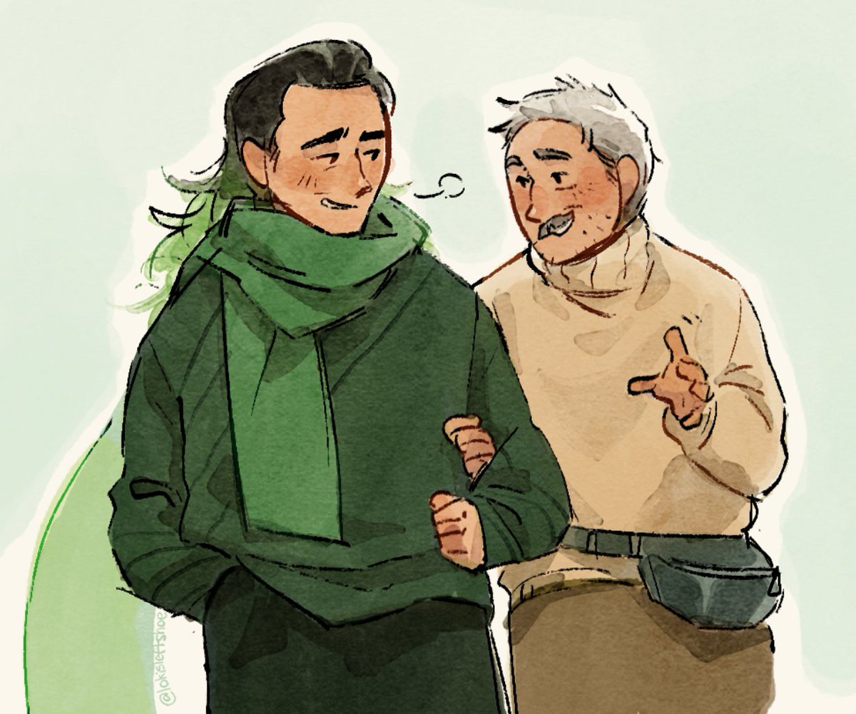 lokisleftshoe's tweet photo. going on a stroll with the god of stories cuz you CAN and WILL #lokius https://t.co/nnnWQqv1s8