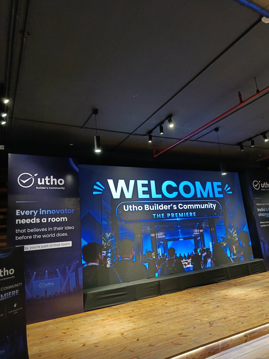 4302Arvind74503's tweet photo. Spent my Sunday with builders at the Utho Builder’s Community Premiere in Noida, hosted by @uthocloud
Biggest takeaway  AI has made turning an idea into reality faster than ever, but building is more than just coding.
#UthoCloud #AI #Startups https://t.co/dMyKnAR86G