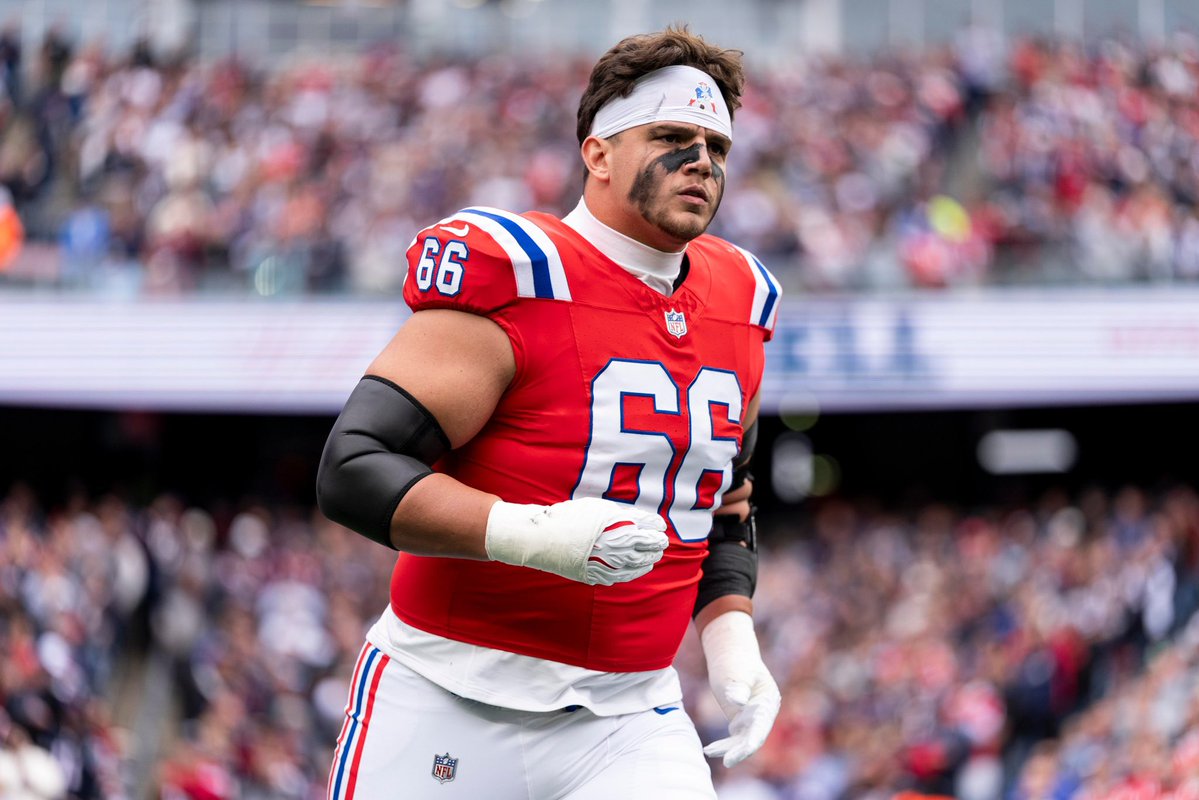 LosTalksPats's tweet photo. #Patriots LT Will Campbell is believed to have “avoided a major knee injury” and is considered week-to-week, per @TomPelissero.

Campbell underwent testing yesterday. https://t.co/xAFy4FNGFC