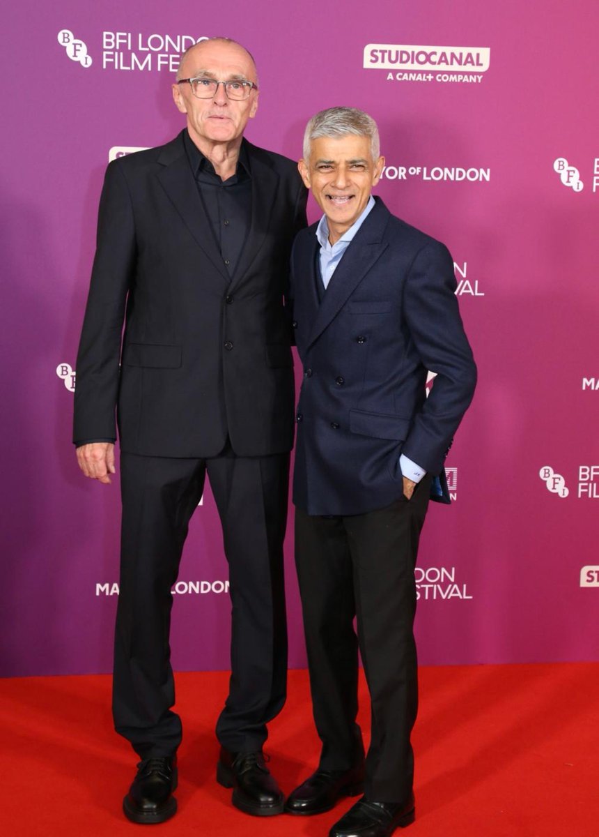 SadiqKhan's tweet photo. Celebrating the best of British filmmaking at the 70th @BFI London Film Festival, with Danny Boyle’s Ink premiering at my film festival gala.

Proud to support London’s extraordinary film industry and to see our capital’s creative talent thriving on the world stage 👏🏾 https://t.co/uLlbySBQ3W