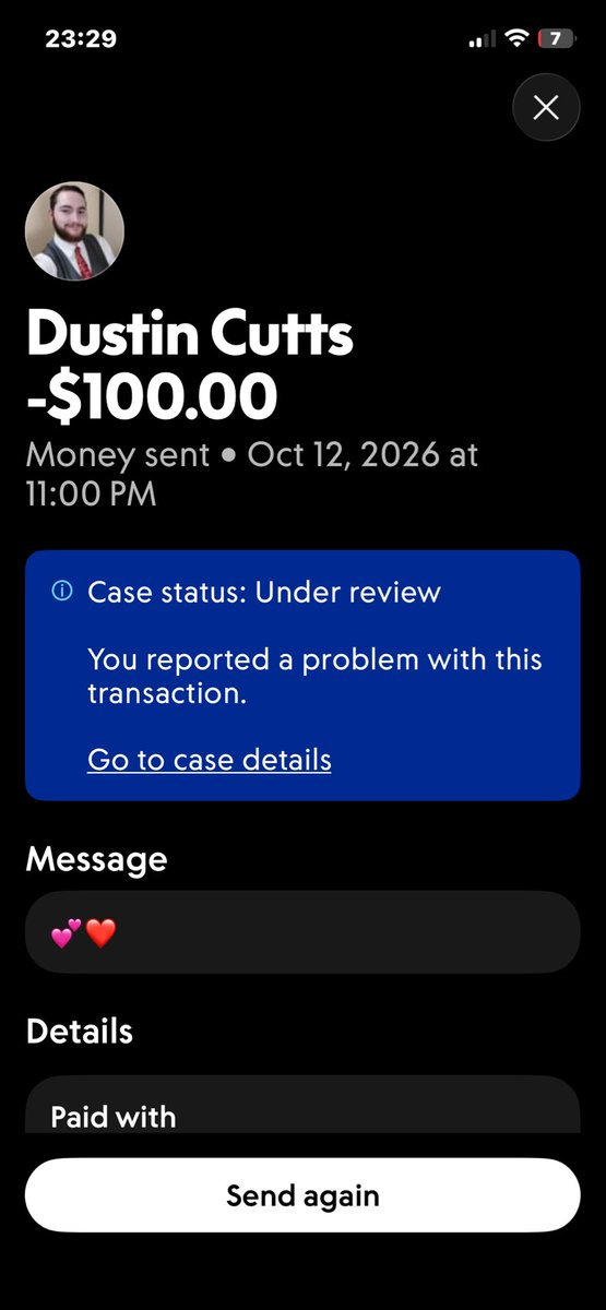 Pascaleiog0's tweet photo. @Johnjpwx Hi. Got scammed for my money https://t.co/pPVezEiULr